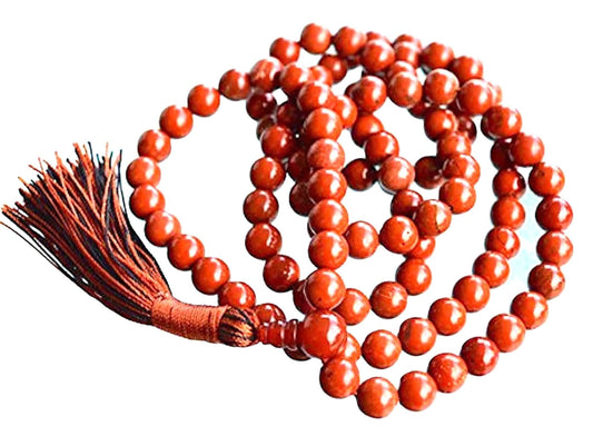 Grounding & Vitality Red Jasper Mala Necklace