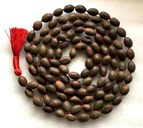 Kamalgatta Mala Kamal Gatta Beaded Necklace - Digestive & Respiratory Health Benefits, Root Chakra Balancing, Inner Peace Harmony