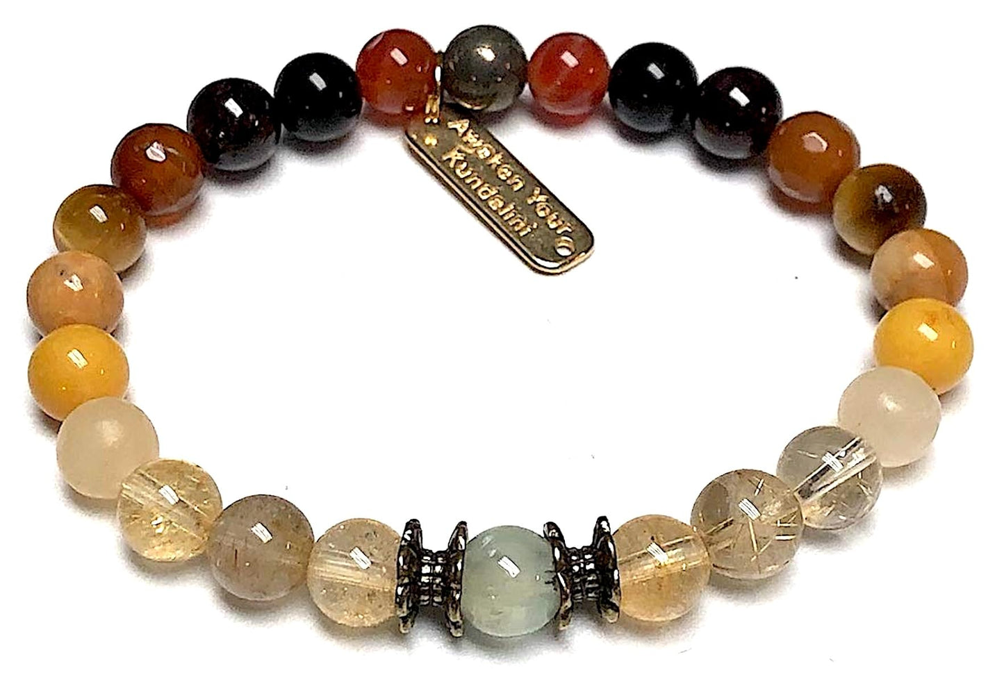 Stunning Manifestation Stretch Bracelet - Assorted Gemstones - All Zodiac Birthstone and Chakra Aligned