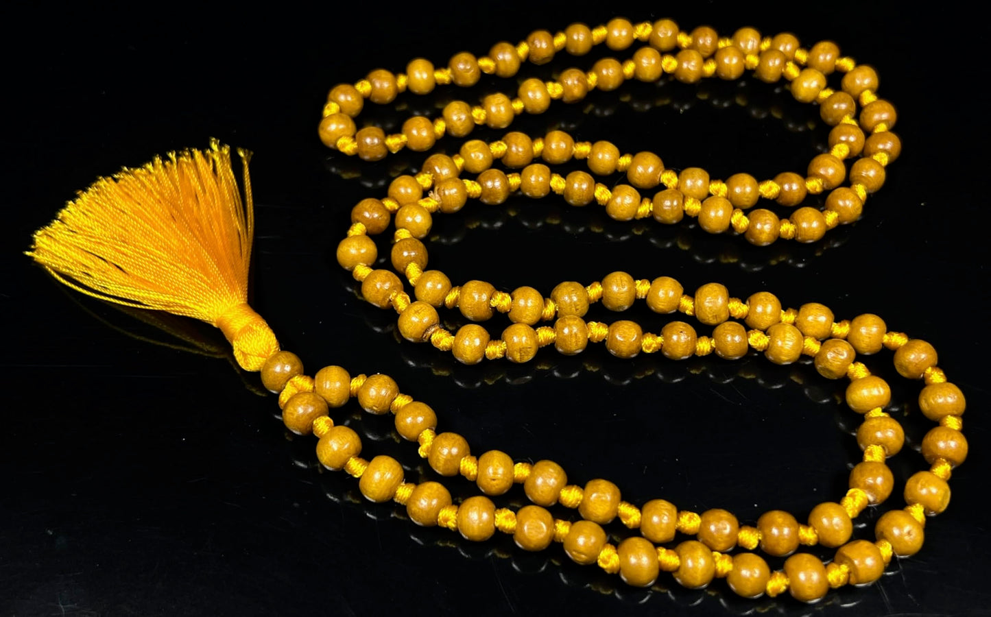 Hand-Knotted Tulsi Mala Beads Necklace – 8mm 108 Buddhist Prayer Beads – Multicolor Options – Chakra Balancing & Zodiac Birthstones – Meditation Jewelry