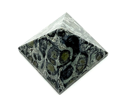 Kambaba Jasper Crystal Pyramid | 2-Inch Stone of Grounding | TATTVA Collection