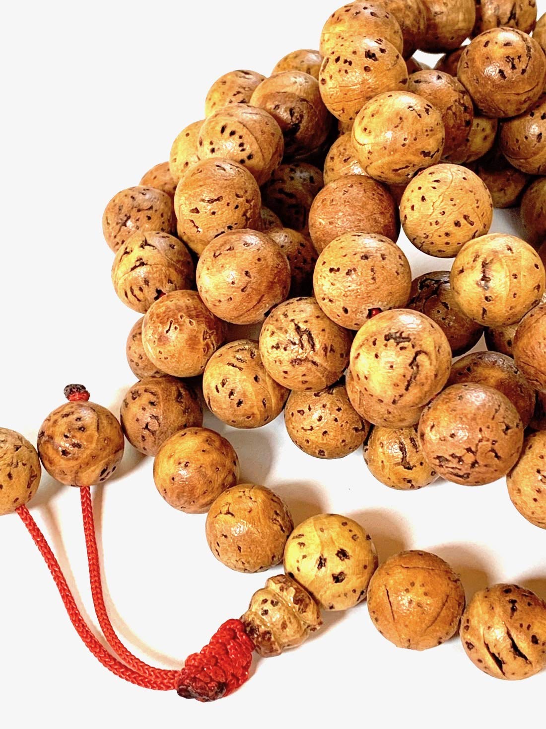 Bodhi Mala Necklace - Buddhist Tibetan 108 Prayer Beads for Meditation from Bodh Gaya India