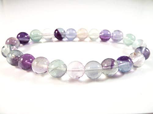 AWAKEN YOUR KUNDALINI Embrace Clarity - Fluorite Stretch Beaded Bracelet