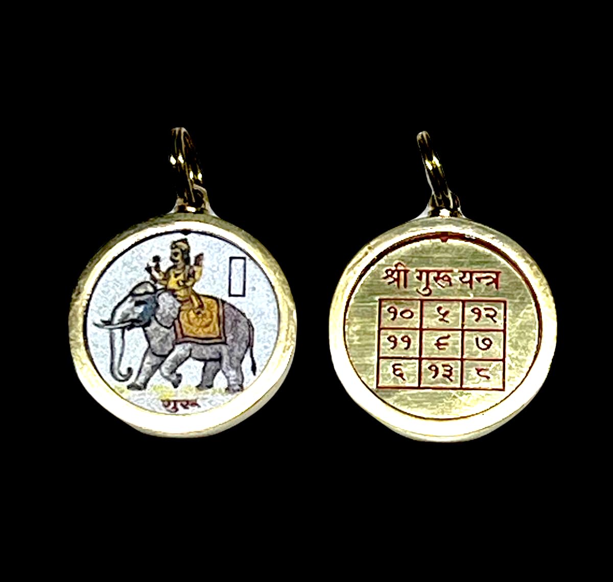 AWAKEN YOUR KUNDALINI Guru Brihaspati Yantra Kavach Pendant - Jupiter Retrograde Planet Protection Amulet - Navagraha Yantra