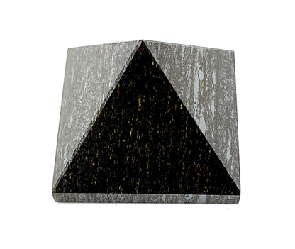 Bronzite Crystal Pyramid | 2-Inch Grounding Stone | TATTVA Collection