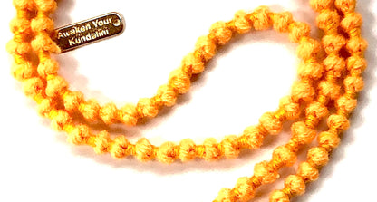 Hand Knotted Wool Mala Beads Necklace – Bead Size 7-8mm | 108 Beads | 7 Chakra Colors | Root to Crown Energy | Ethical & Lightweight