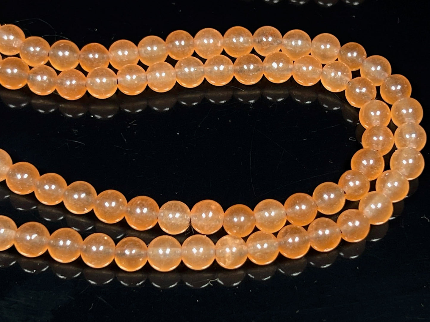Yellow Agate Mala Beads Necklace – 6mm 108 Beads – Solar Plexus Chakra & Leo Birthstone – Spiritual Jewelry