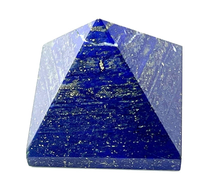 Lapis Lazuli Crystal Pyramid | 2-Inch Wisdom Stone | TATTVA & SATYA Collection