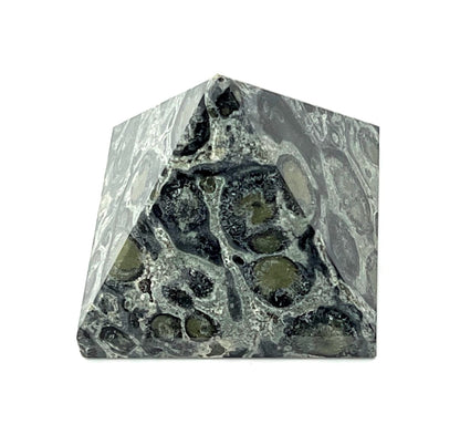 Kambaba Jasper Crystal Pyramid | 2-Inch Stone of Grounding | TATTVA Collection
