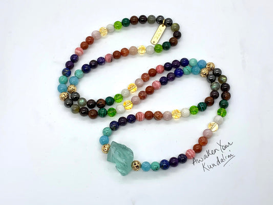 Ultimate Scorpio Zodiac Mala Necklace | Hand-Knotted | ASTRA Collection