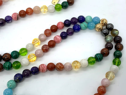 Ultimate Scorpio Zodiac Mala Necklace | Hand-Knotted | ASTRA Collection