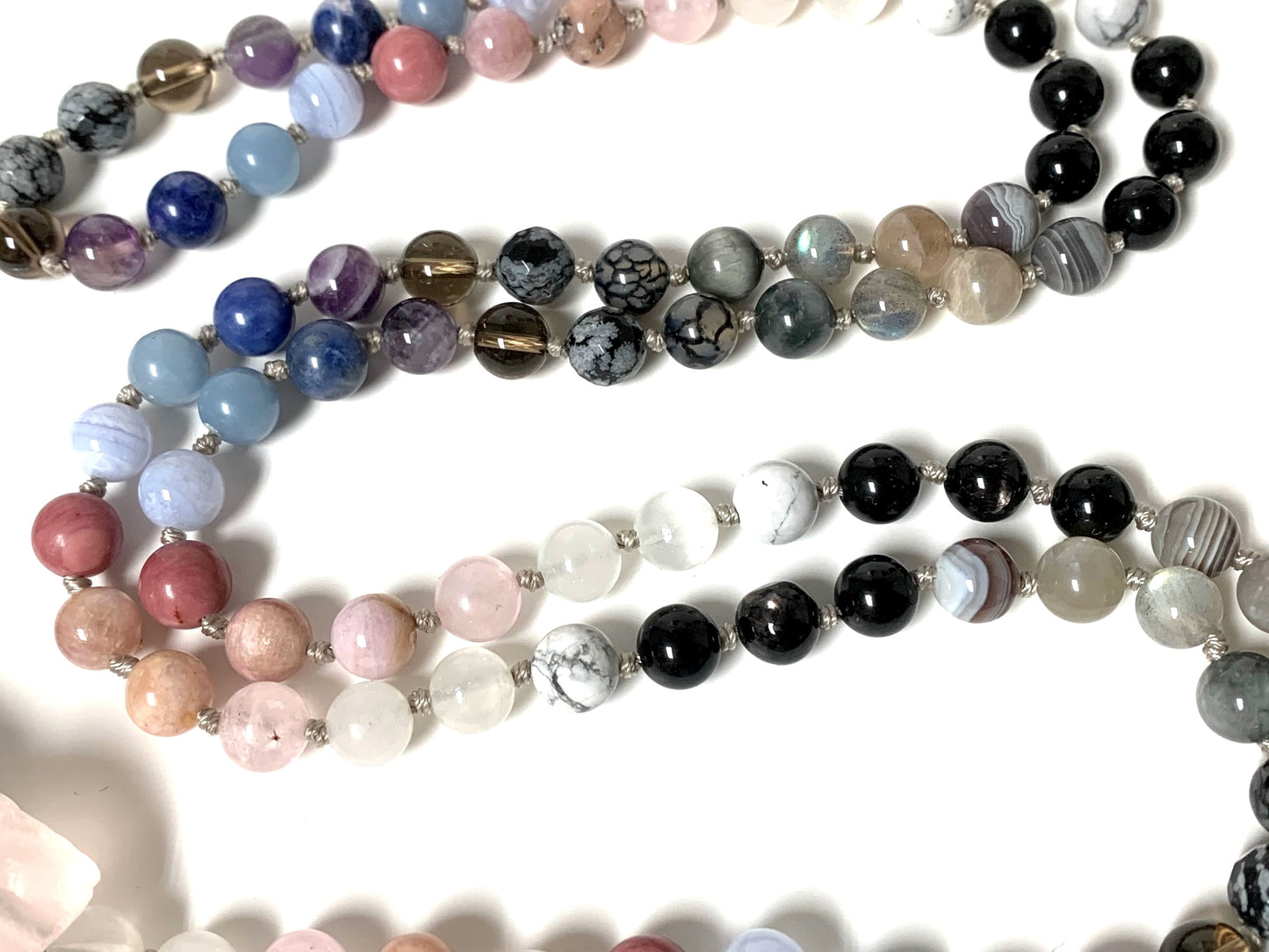 The Ascension Mala Necklace | 108 Beads for Empowerment, Truth & Radiant Transformation | AYK