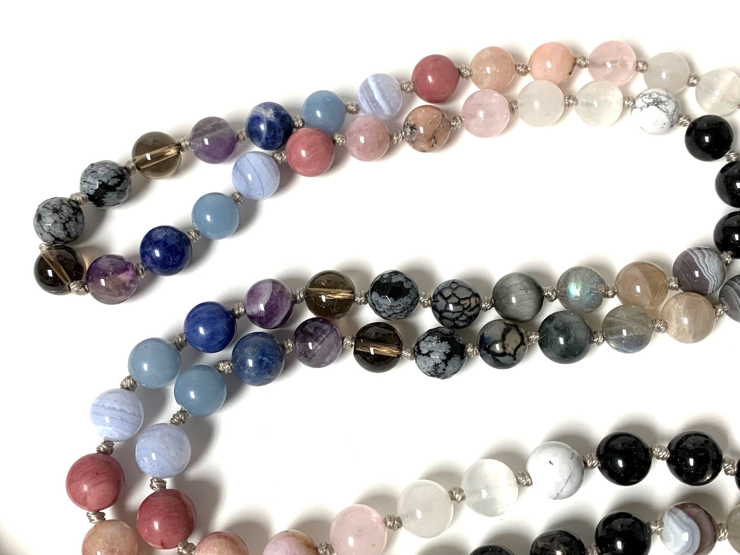 The Ascension Mala Necklace | 108 Beads for Empowerment, Truth & Radiant Transformation | AYK