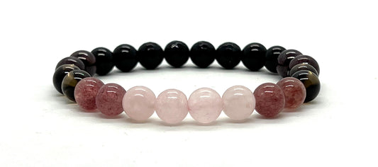 Ultimate Capricorn Zodiac Bracelet | 8mm Birthstone Beads | ASTRA Collection