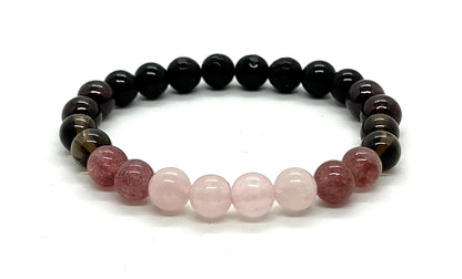 Ultimate Capricorn Zodiac Bracelet | 8mm Birthstone Beads | ASTRA Collection