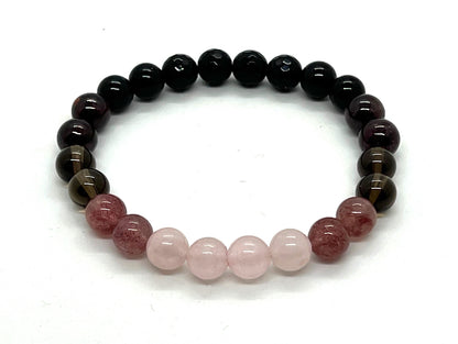 Ultimate Capricorn Zodiac Bracelet | 8mm Birthstone Beads | ASTRA Collection