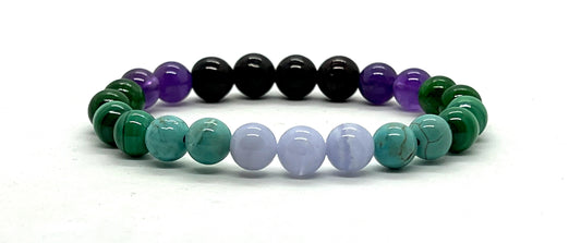 Ultimate Sagittarius Zodiac Bracelet | 8mm Birthstone Beads | ASTRA Collection