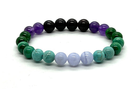 Ultimate Sagittarius Zodiac Bracelet | 8mm Birthstone Beads | ASTRA Collection