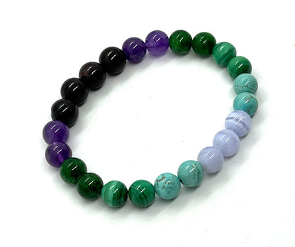Ultimate Sagittarius Zodiac Bracelet | 8mm Birthstone Beads | ASTRA Collection