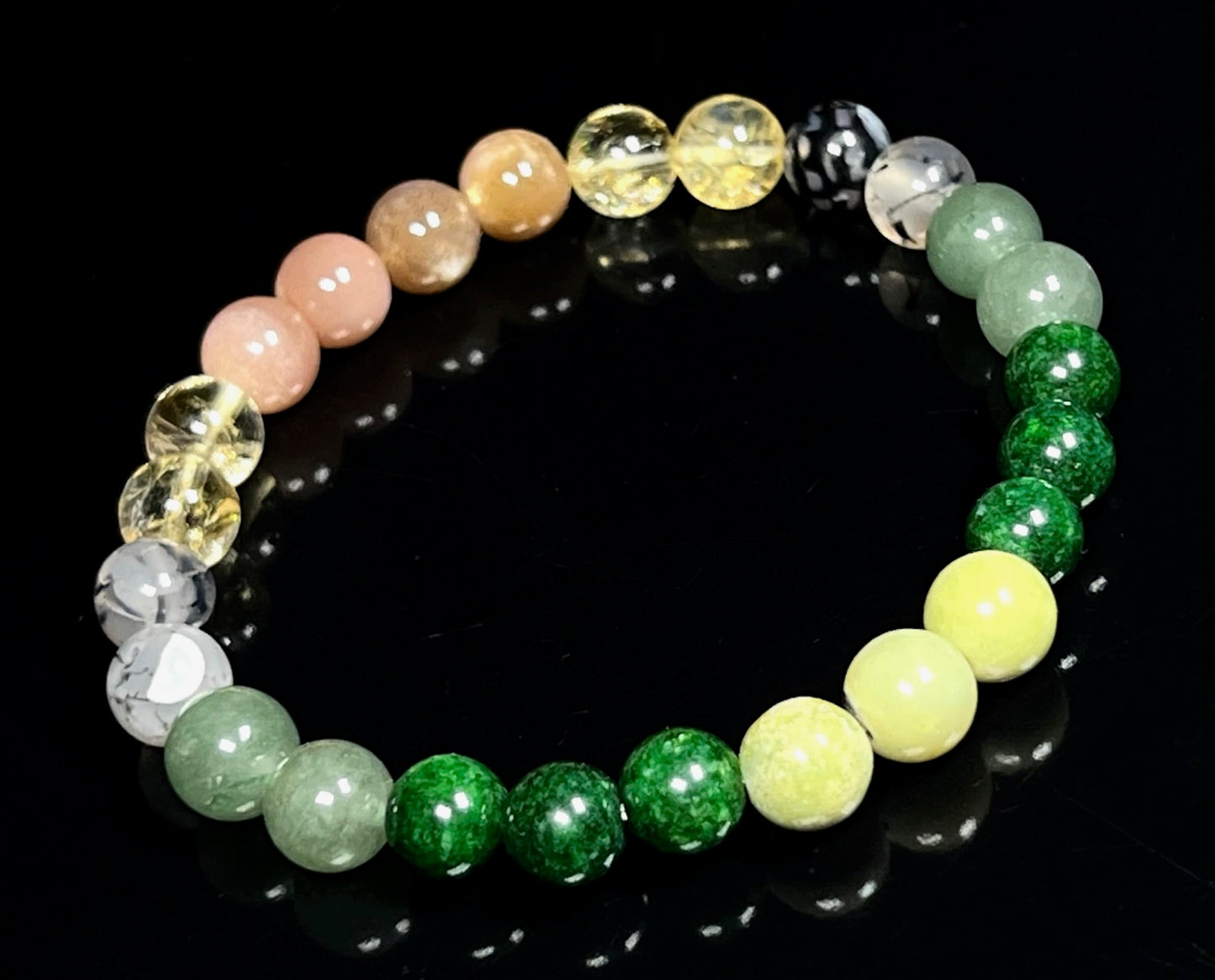 Luck Bracelet: Crystals for Prosperity, Crystal Wealth Charm for Men & Women