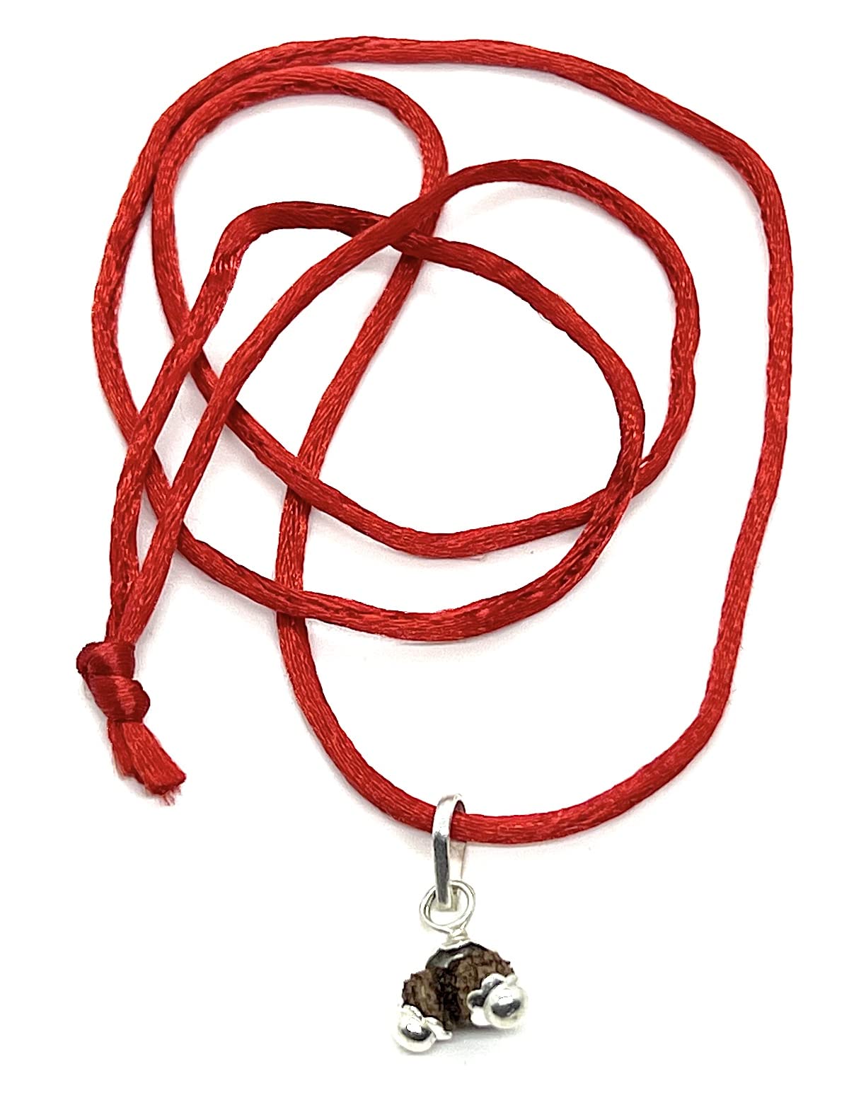 Unveiling Harmony & Balance: Handmade Certified Gauri Shankar Rudraksha Pendant Necklace