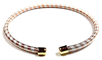 AWAKEN YOUR KUNDALINI Handmade Copper Astadhatu Cuff Bangle Bracelet - 3mm Thick - Taurus Birthstone - Virgo Astrological Sign - Root Chakra Jewelry
