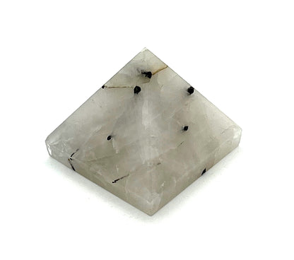 Rutilated Quartz Crystal Pyramid | 2-Inch Energy Stone | TATTVA Collection