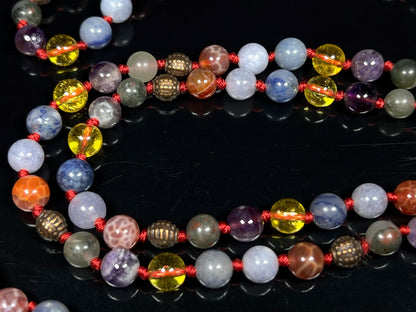 Ultimate Aries Zodiac Mala Necklace | 108 Beads | ASTRA Collection