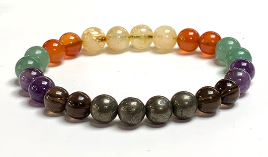 Elevate Office Vibes – Workplace Crystals Stretch Bracelet – Ideal Gifts for Co-workers, Colleagues & Friends