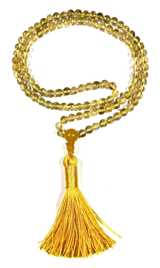Awaken Your Kundalini Gemstone Mala Beads Necklace