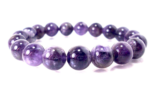 Amethyst Stretch Bracelet | 8mm Beads | SOMA Collection by AYK