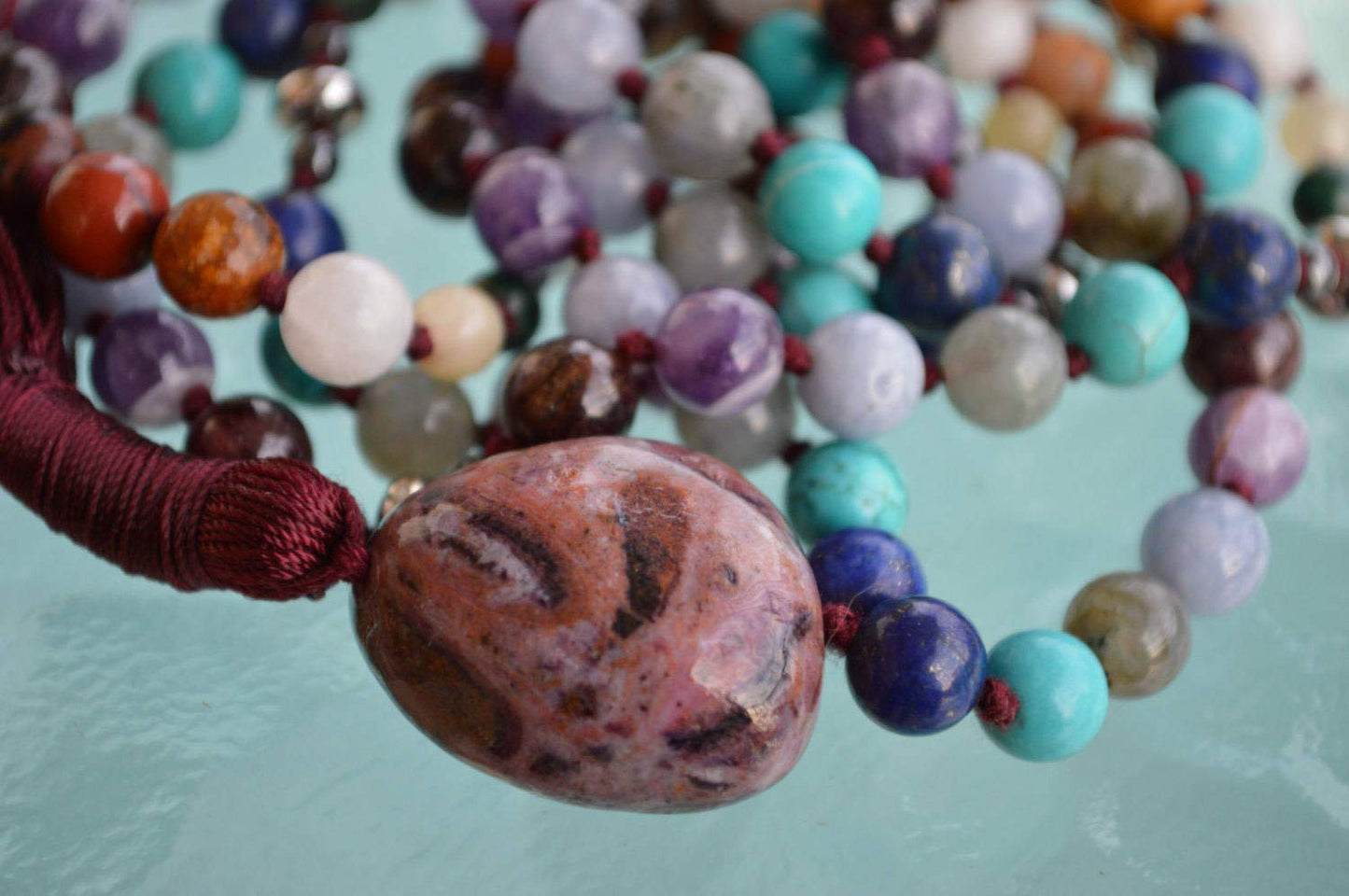 Ultimate Scorpio Zodiac Mala Necklace | 108 Hand-Knotted | ASTRA Collection