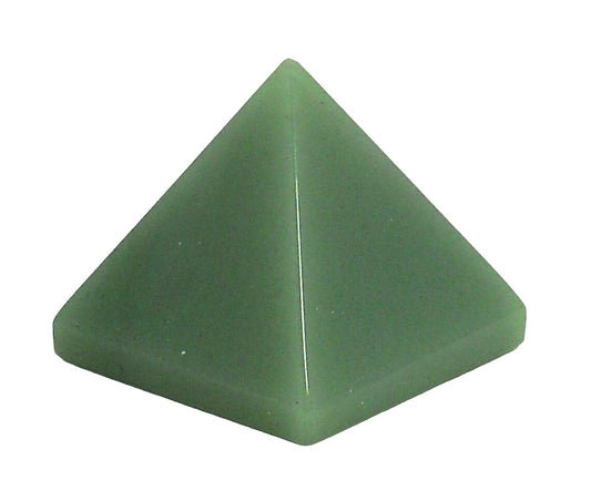 Green Aventurine Pyramid | 2-Inch Heart Healing Stone | TATTVA & AERIS Collection