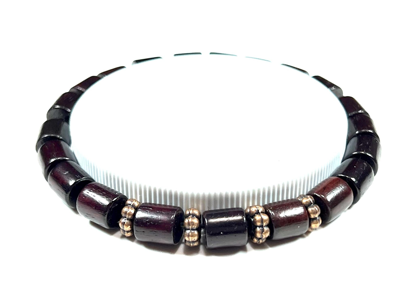 Rosewood Bracelet with Copper Accents | ARANYA Collection