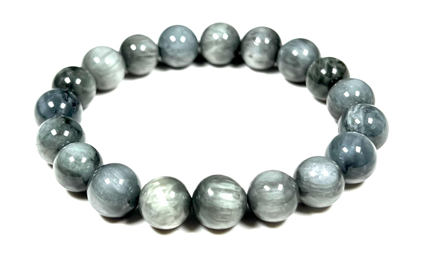 Tiger's Eye Stretch Bracelet – 10mm Mala Beads – Natural & Ethically Sourced – Solar Plexus Chakra & Birthstone Jewelry