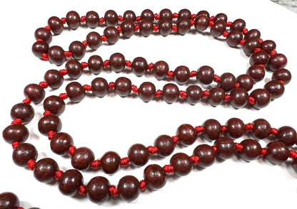 Rosewood Mala Necklace | 10mm 108 Beads | ARANYA Collection