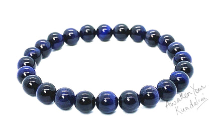 Tiger's Eye Stretch Bracelet – 8mm Beads – Multicolor Options – Solar Plexus Chakra & Zodiac Birthstones – Wrist Sizes 6-9 Inches