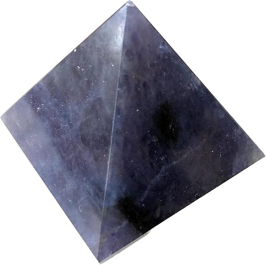 Blue Aventurine Crystal Pyramid | 2-Inch Soothing Stone | TATTVA Collection
