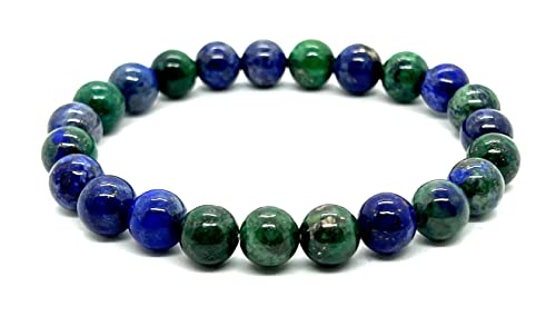 Azurite Stretch Bracelet | 8mm Beads | CELESTA Collection