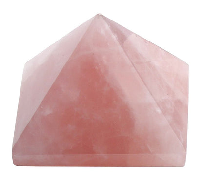 Rose Quartz Crystal Pyramid | 2-Inch Love & Harmony Stone | TATTVA Collection