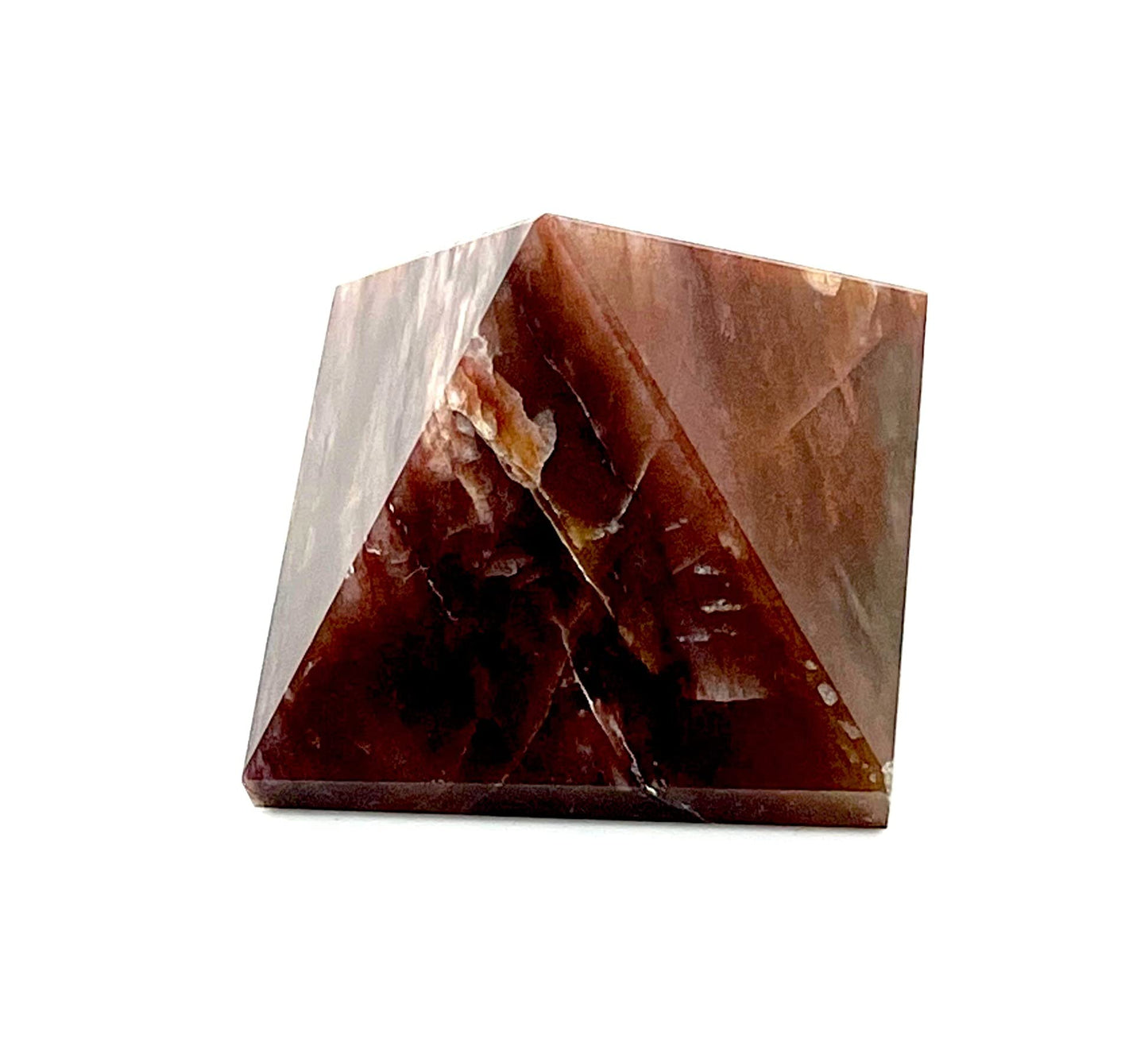 Brown Aventurine Crystal Pyramid | 2-Inch Stability Stone | TATTVA Collection