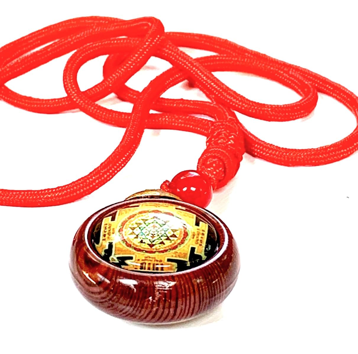 Sri Panch Mukhi Hanuman with Sri Yantra - Dual Yantra Kavach Amulet for Protection, Power, Fame & Enhanced Energy