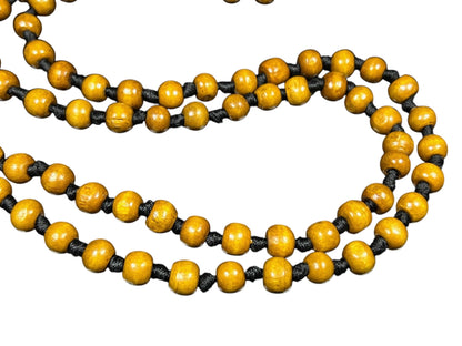 Hand-Knotted Tulsi Mala Beads Necklace – 8mm 108 Buddhist Prayer Beads – Multicolor Options – Chakra Balancing & Zodiac Birthstones – Meditation Jewelry