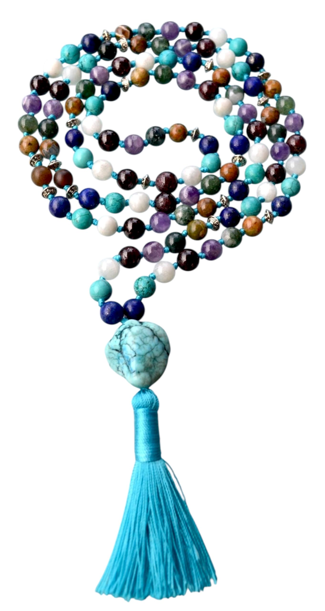 Ultimate Zodiac Mala Necklace | Hand-Knotted 108 Beads | ASTRA Collection