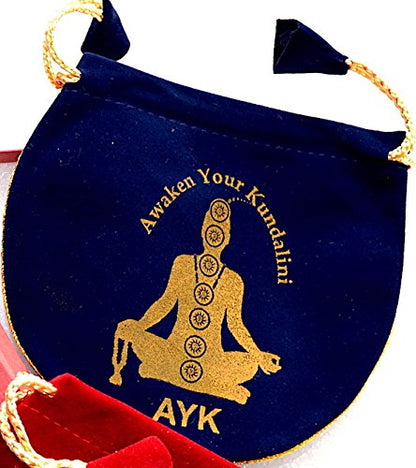 AWAKEN YOUR KUNDALINI Hand-Knotted 5 Mukhi Rudraksha Mala (10mm) - Wisdom & Inner Peace - Crown Chakra Alignment, Capricorn Sun Sign