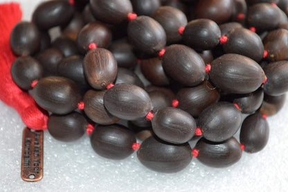 Kamalgatta Mala Kamal Gatta Beaded Necklace - Digestive & Respiratory Health Benefits, Root Chakra Balancing, Inner Peace Harmony