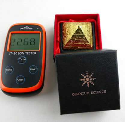Positive Energy Generator Pyramid | 2-Inch Quantum Ion Stone | TATTVA Collection