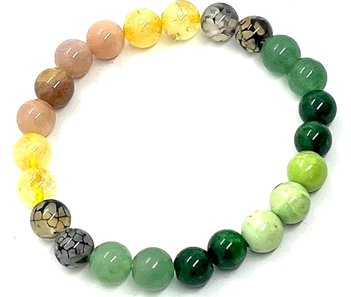 Luck Bracelet: Crystals for Prosperity, Crystal Wealth Charm for Men & Women
