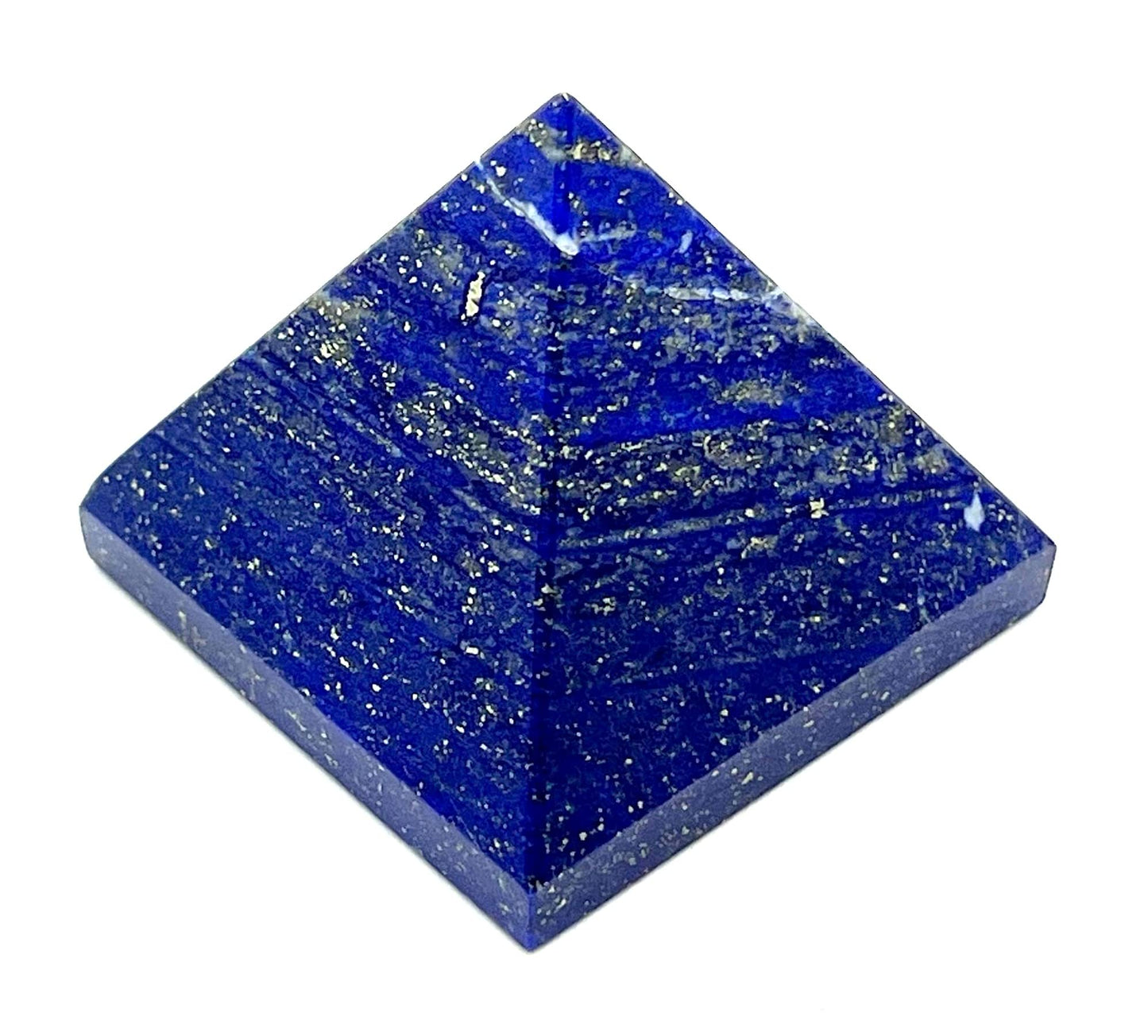 Lapis Lazuli Crystal Pyramid | 2-Inch Wisdom Stone | TATTVA & SATYA Collection