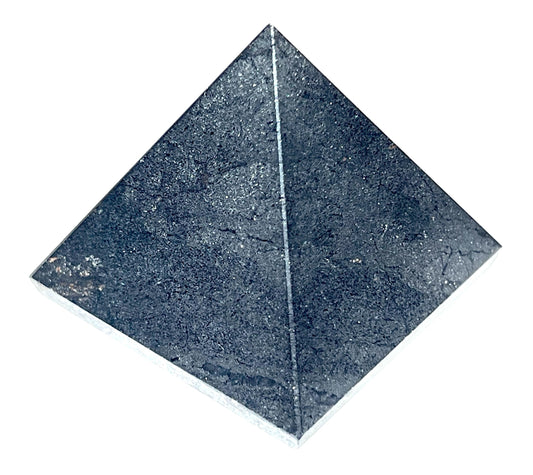 Hematite Crystal Pyramid | 2-Inch Grounding Stone | TATTVA Collection